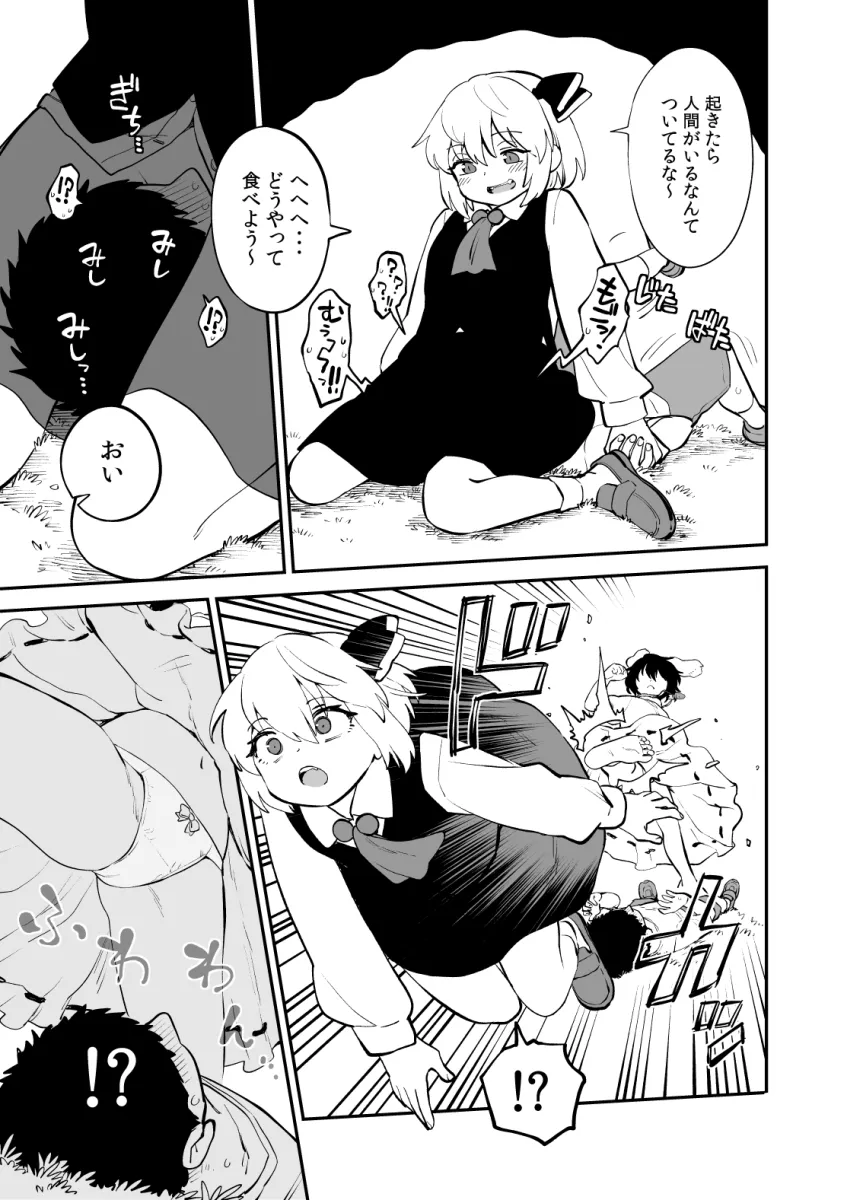 Rumia, Inaba Tewi by Fuuzasa