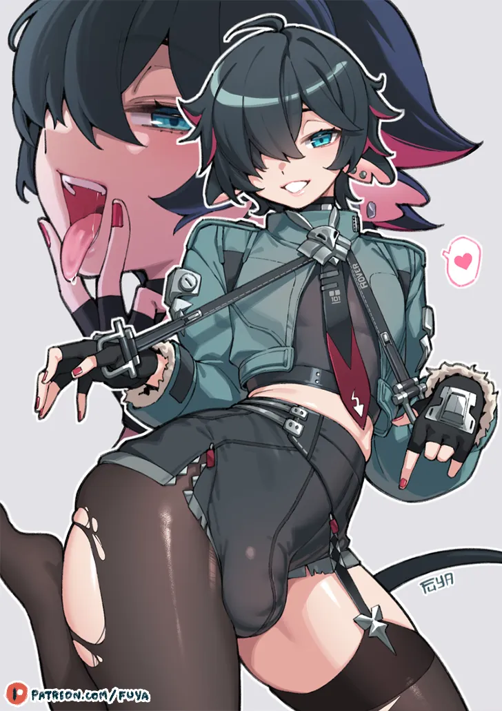 Jane Doe (Zenless Zone Zero), John Doe (Zenless Zone Zero) (Scopeophilia) by Fuya (Tempupupu)