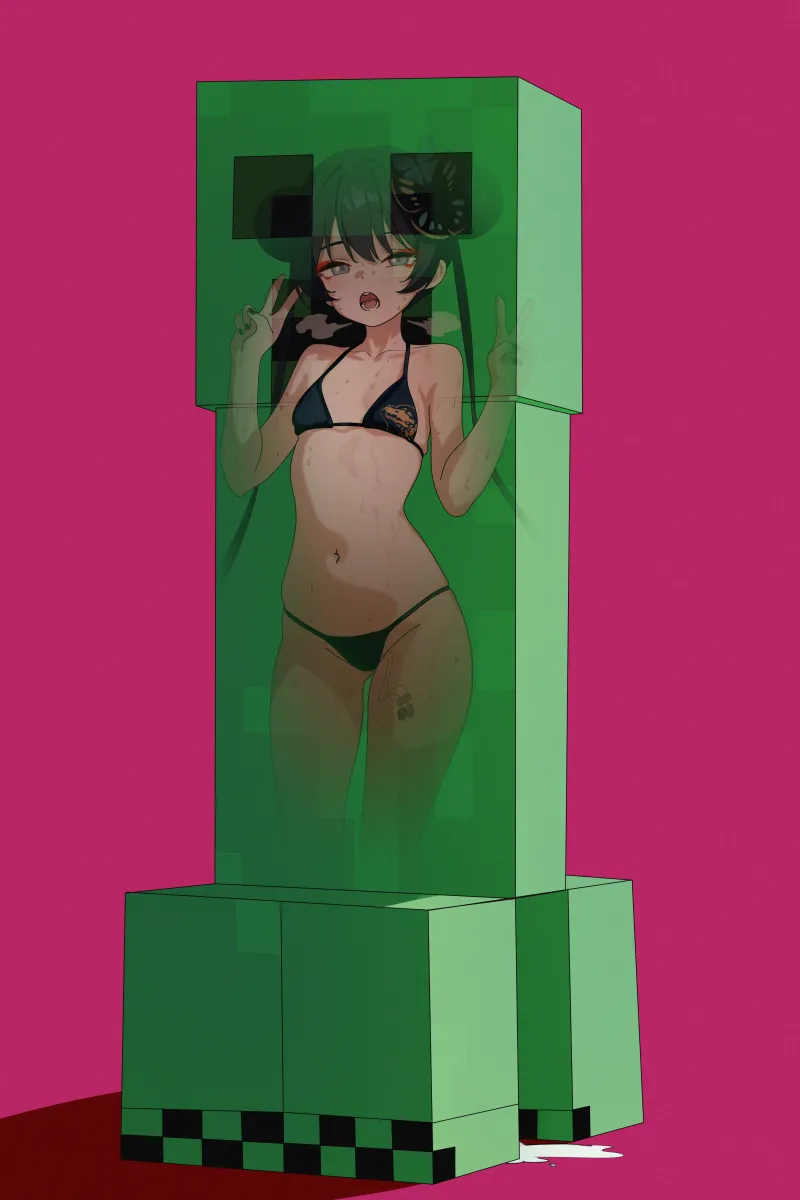Kisaki (Blue Archive), Creeper by Momobug22