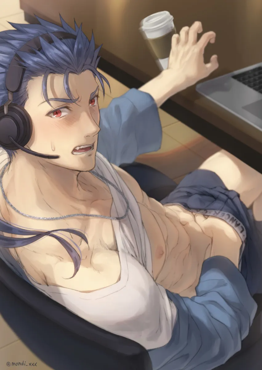 Cu Chulainn (Fate), Cu Chulainn (Lancer) (Fate) by Mondi Hl
