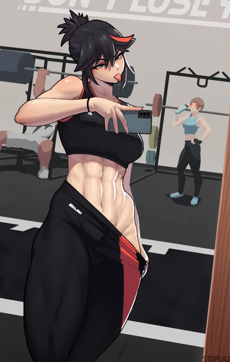 Matoi Ryuuko, Mankanshoku Mako by Stopu