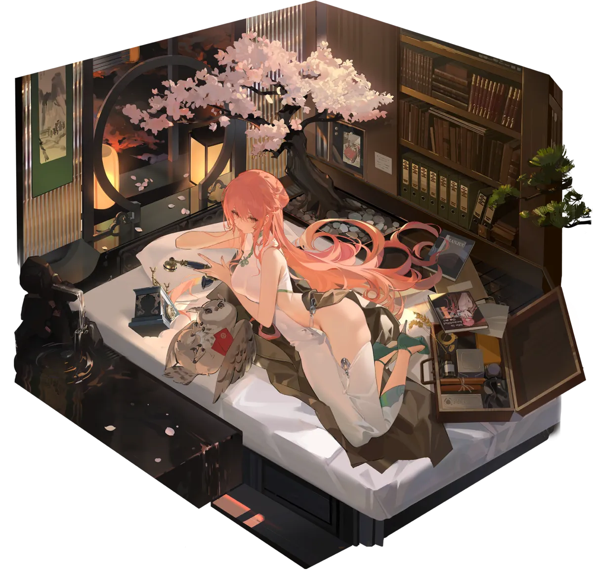 Perseus (Azur Lane), Perseus (Spring Lackadaisical Leisure) (Azur Lane) by Kincora