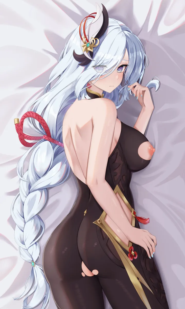 Shenhe (Genshin Impact) by Dokimaru