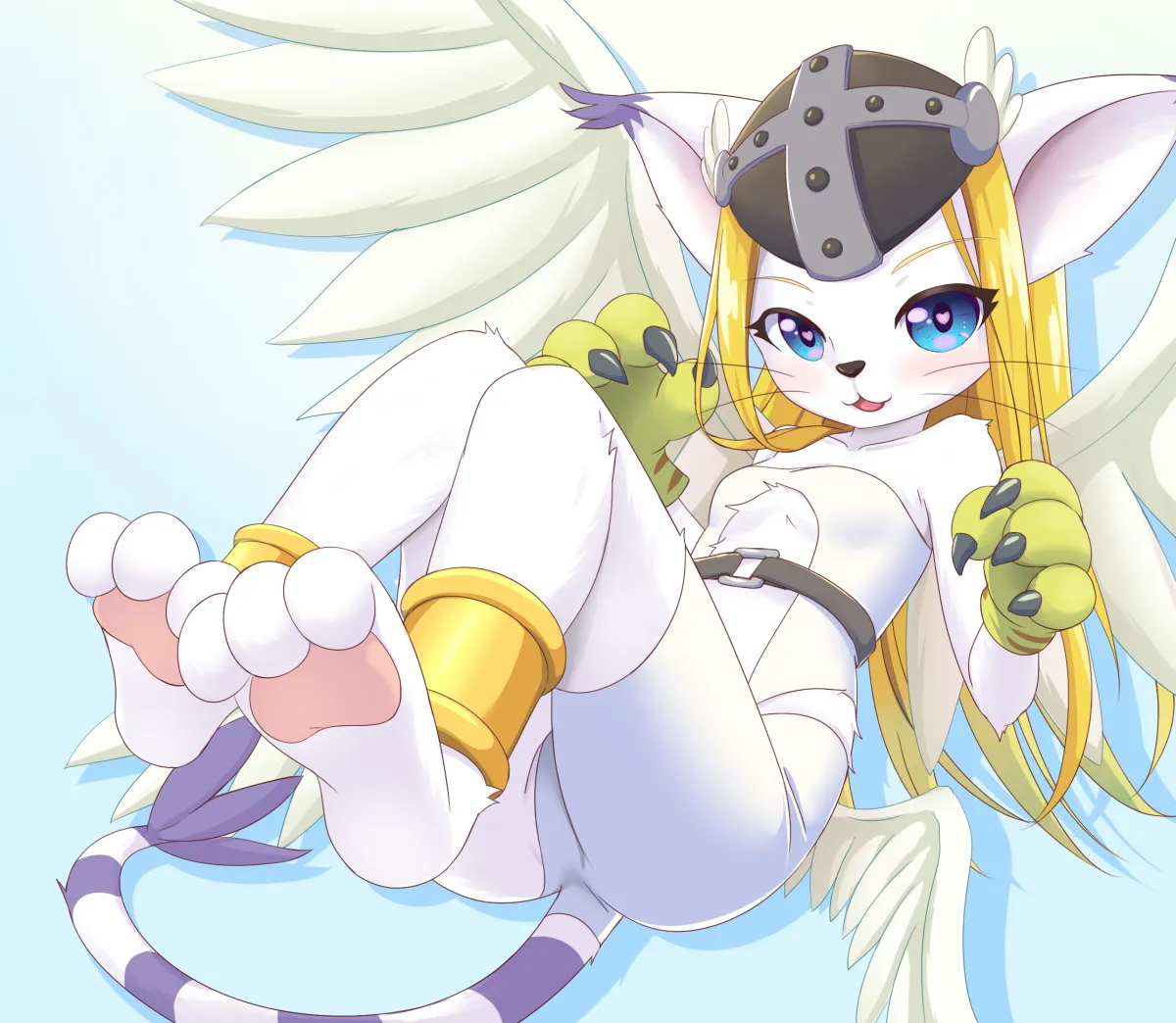 Angewomon, Tailmon by Keven (Ewdx3754)
