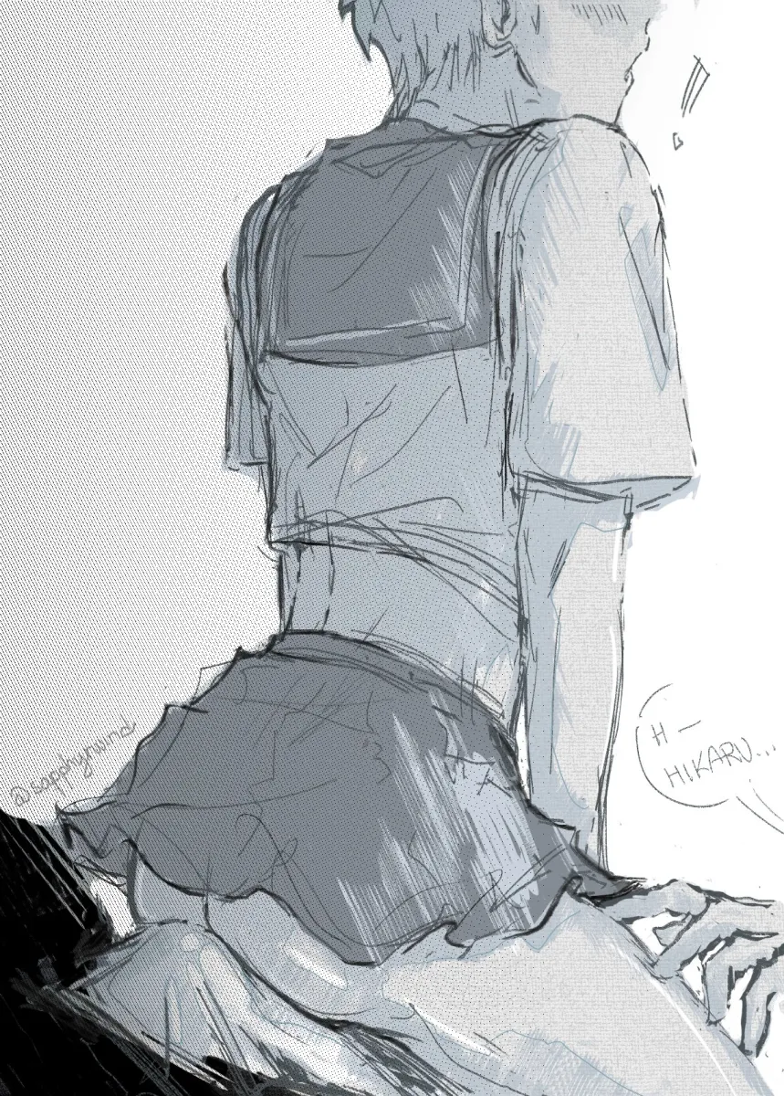 Indou Hikaru, Tsujinaka Yoshiki by Sapphyrwind