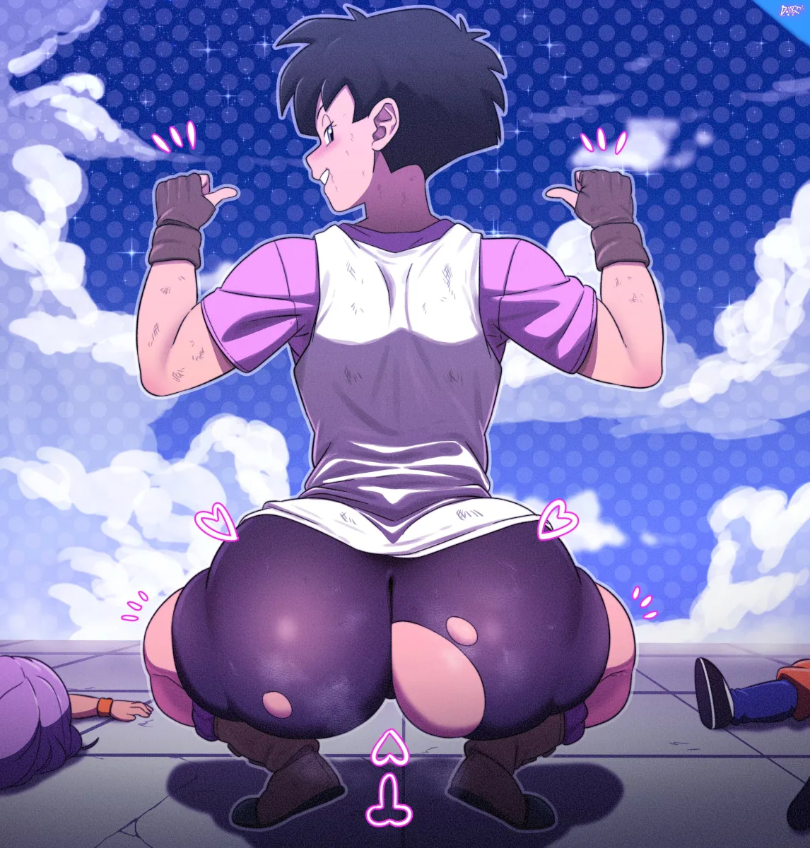 Trunks (Dragon Ball), Videl by D-Art