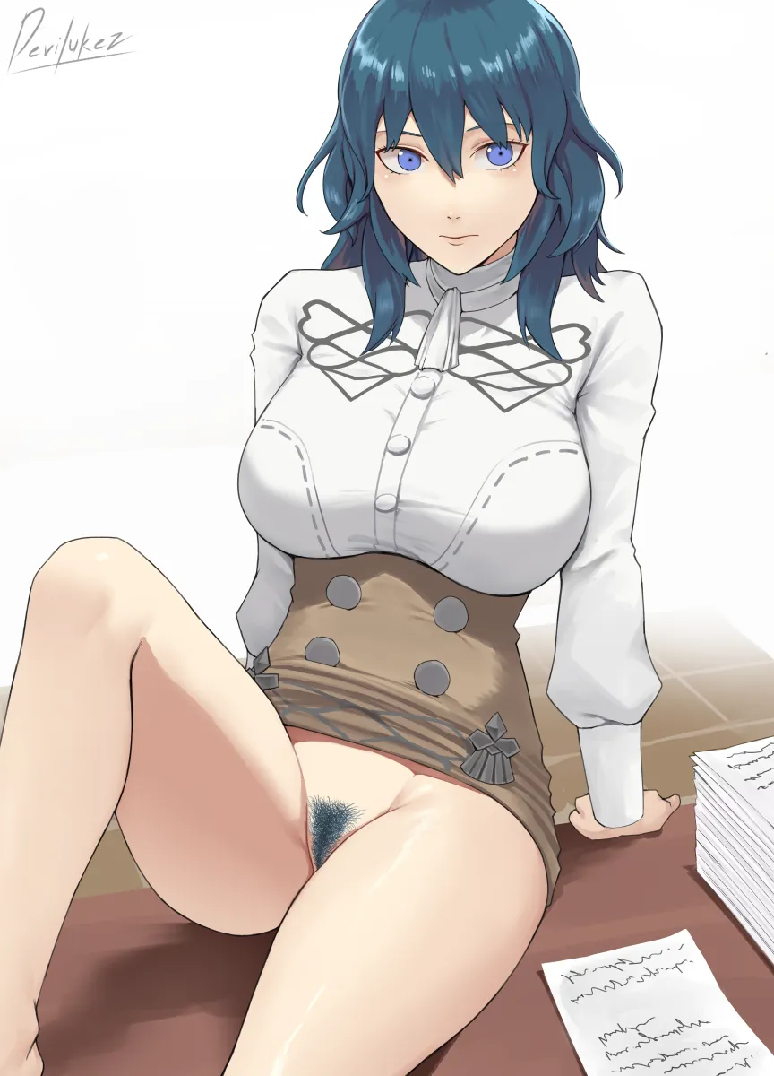 Female Byleth (Fire Emblem) by Devilukez
