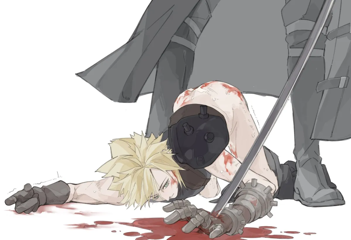 Cloud Strife, Sephiroth by Mgt 85363