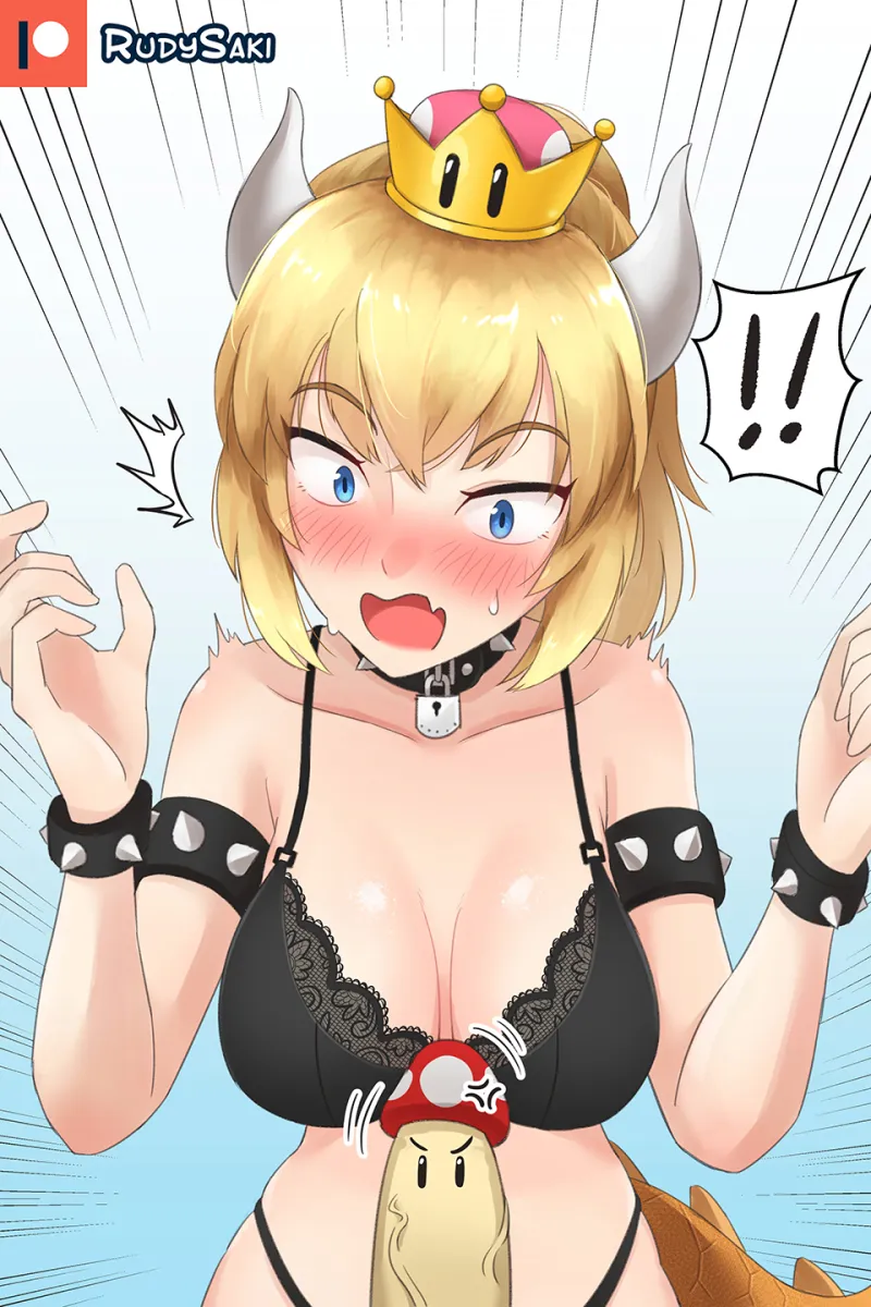 Bowsette by Rudy Saki