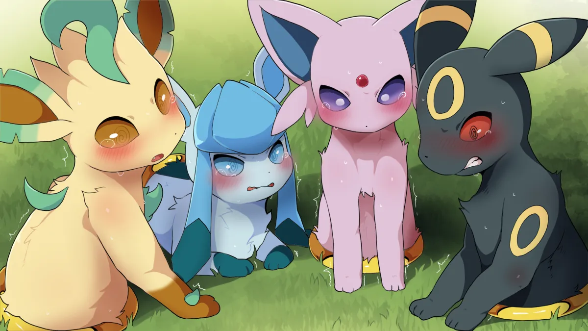 Umbreon, Glaceon by Dagasi