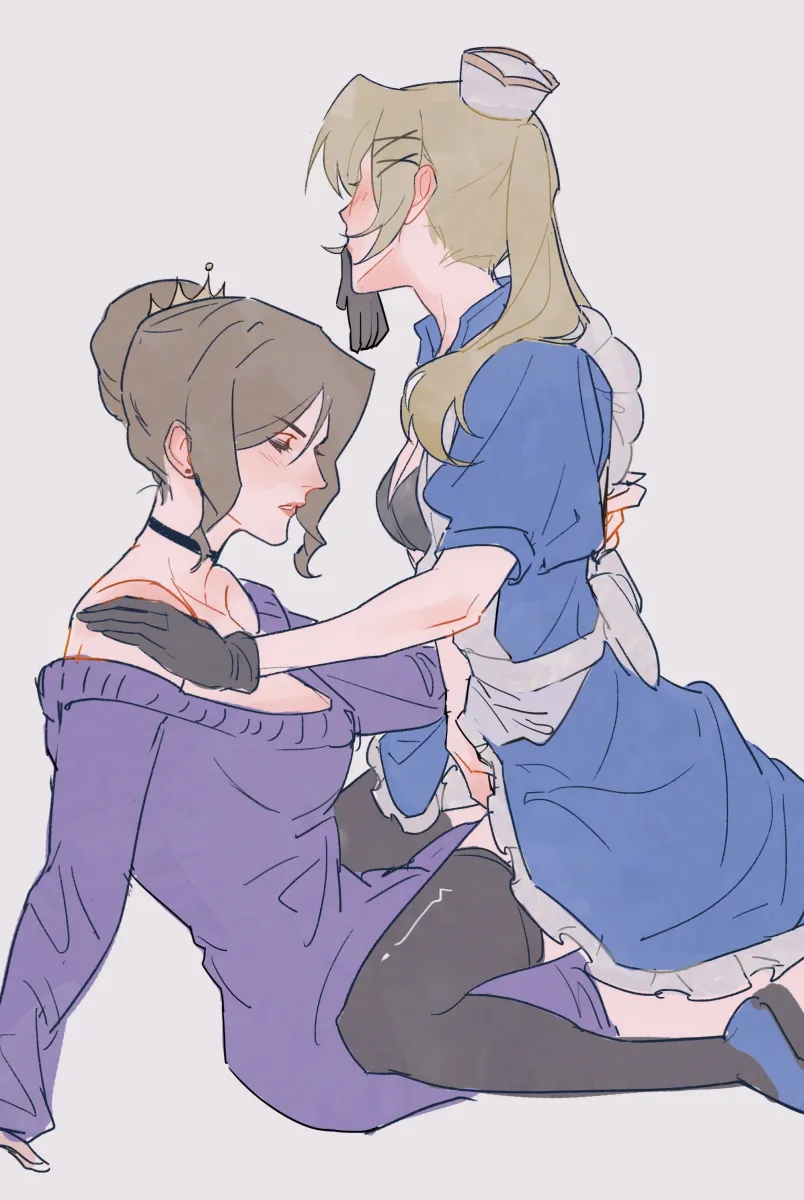 United Kingdom (Hetalia), France (Hetalia) by Wafen Juemu