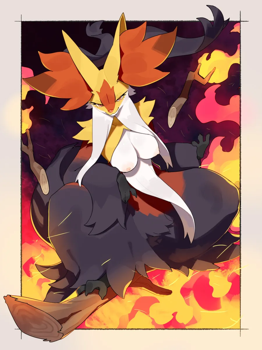 Delphox, Mega Delphox by Kame (3T)