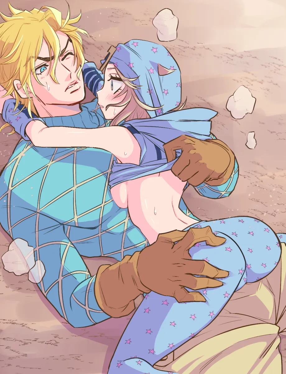 Johnny Joestar, Diego Brando by Yuki Jj