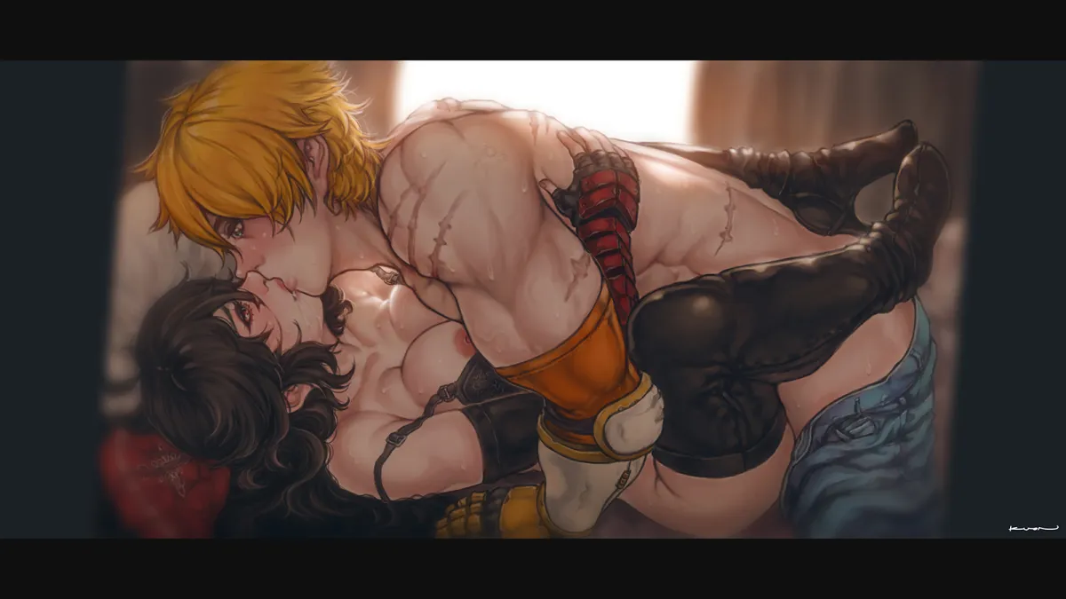 Jaune Arc, Raven Branwen by Kuon (Kwonchanji)