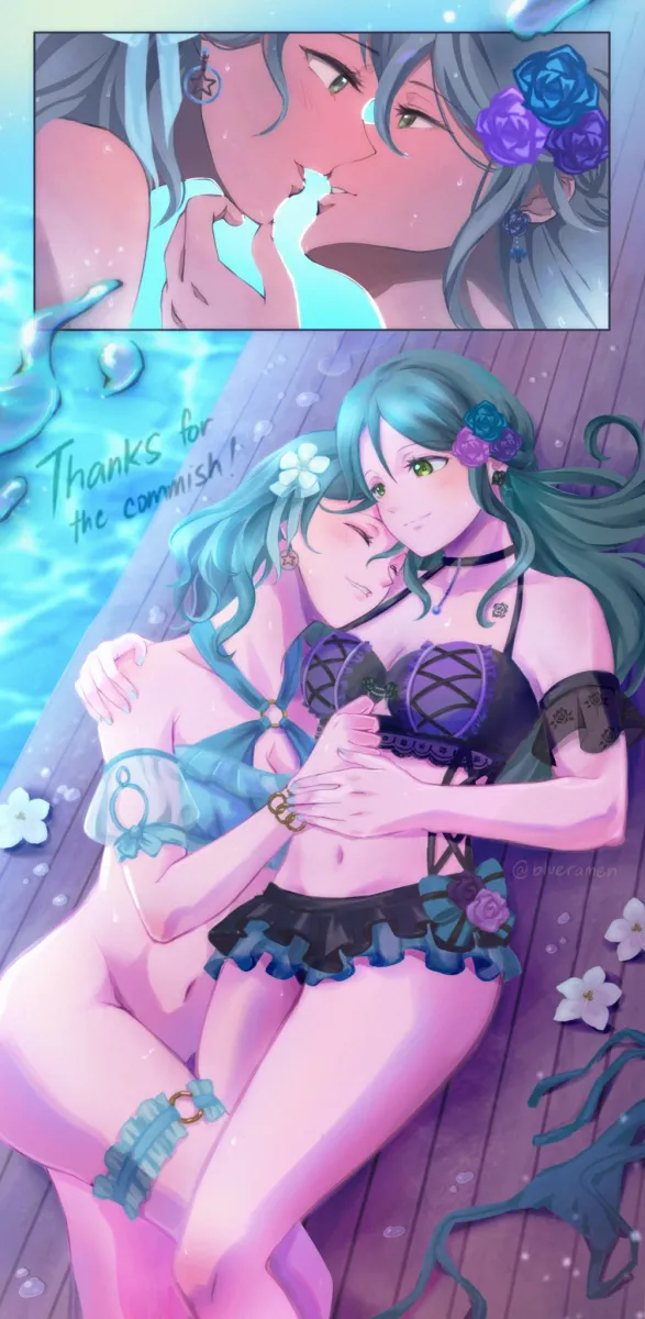 Hikawa Sayo, Hikawa Hina by Xin (Blueramen)
