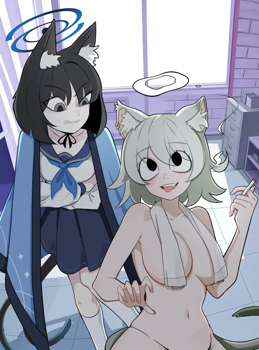 Kikyou (Blue Archive), Satou Yaniko by Creammilk Tea