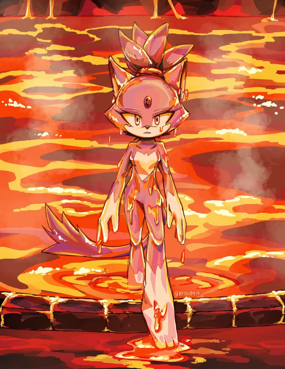 Blaze The Cat by Rfts10919