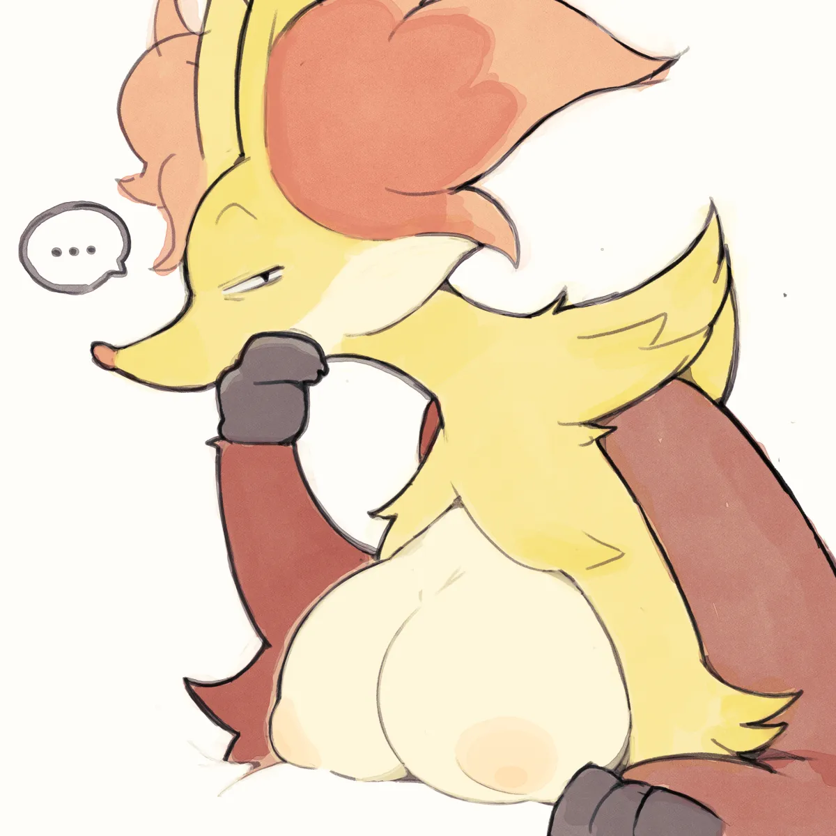 Delphox by Dodudoru