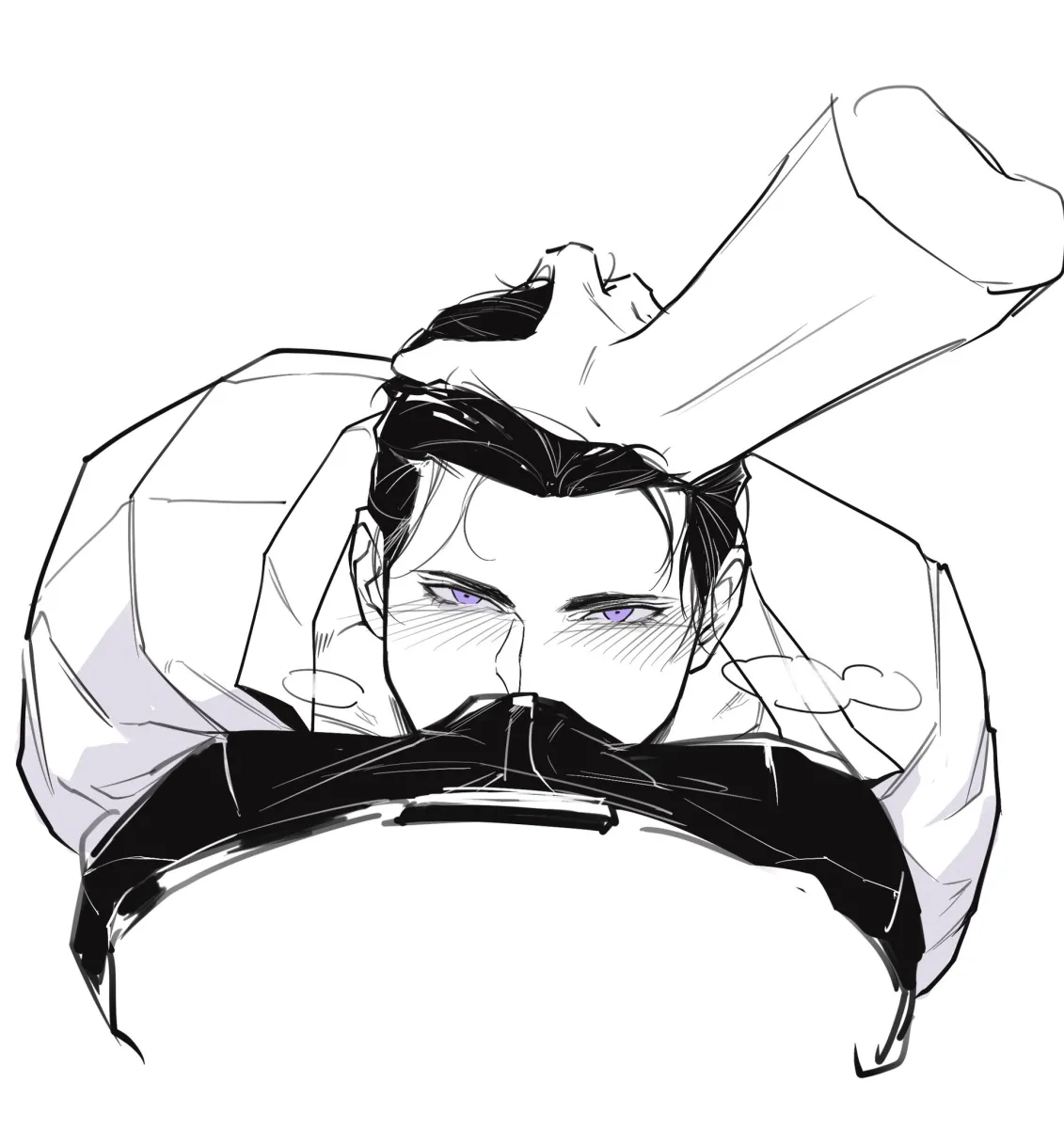 Clark Kent, Bruce Wayne by Frieda Li