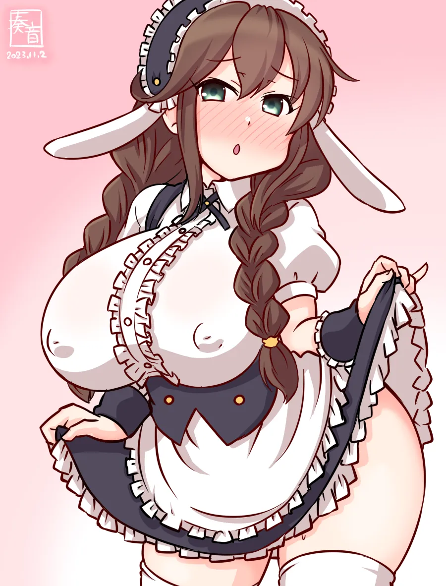 Kirima Syaro, Noshiro (Kancolle) by Kanon (Kurogane Knights)