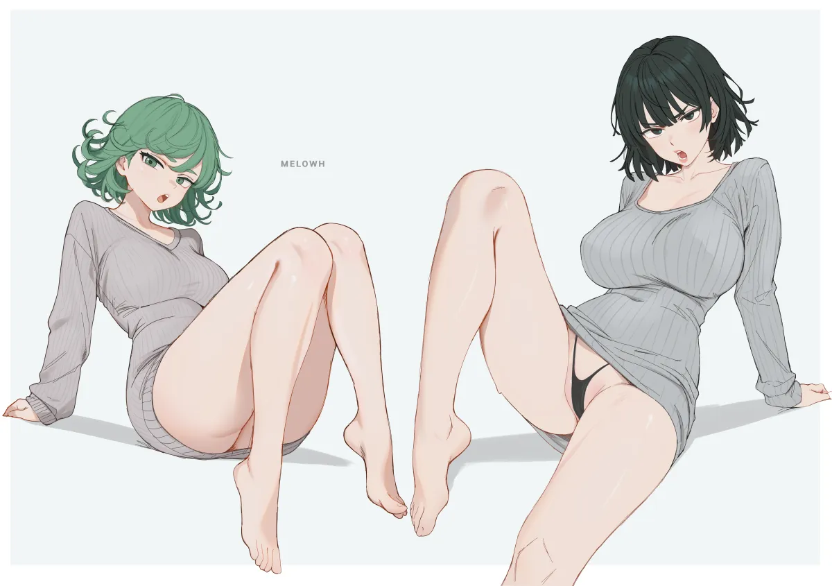 Tatsumaki, Fubuki (One-Punch Man) by Melowh
