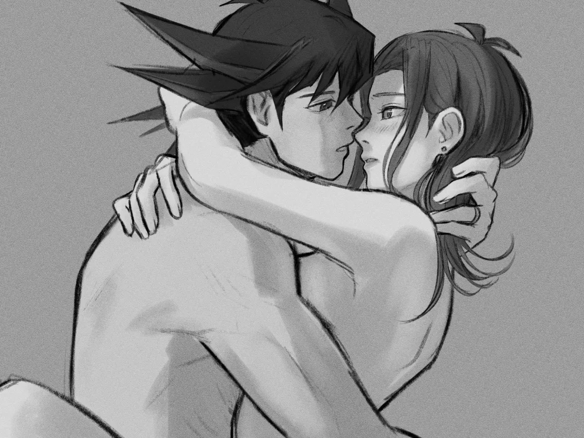 Izayoi Aki, Fudo Yusei by Chorin (Yl)
