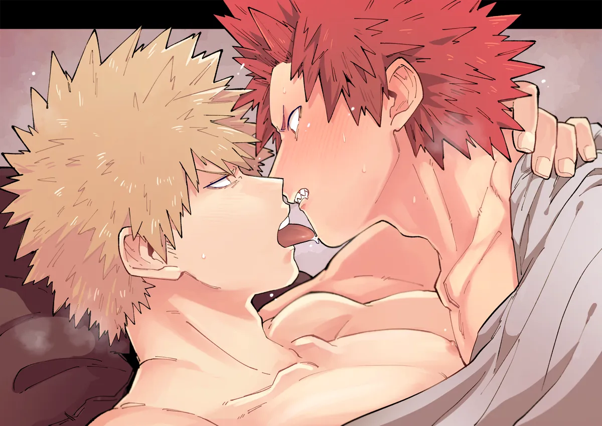 Bakugou Katsuki, Kirishima Eijiro by Yazaki (Yazakc)