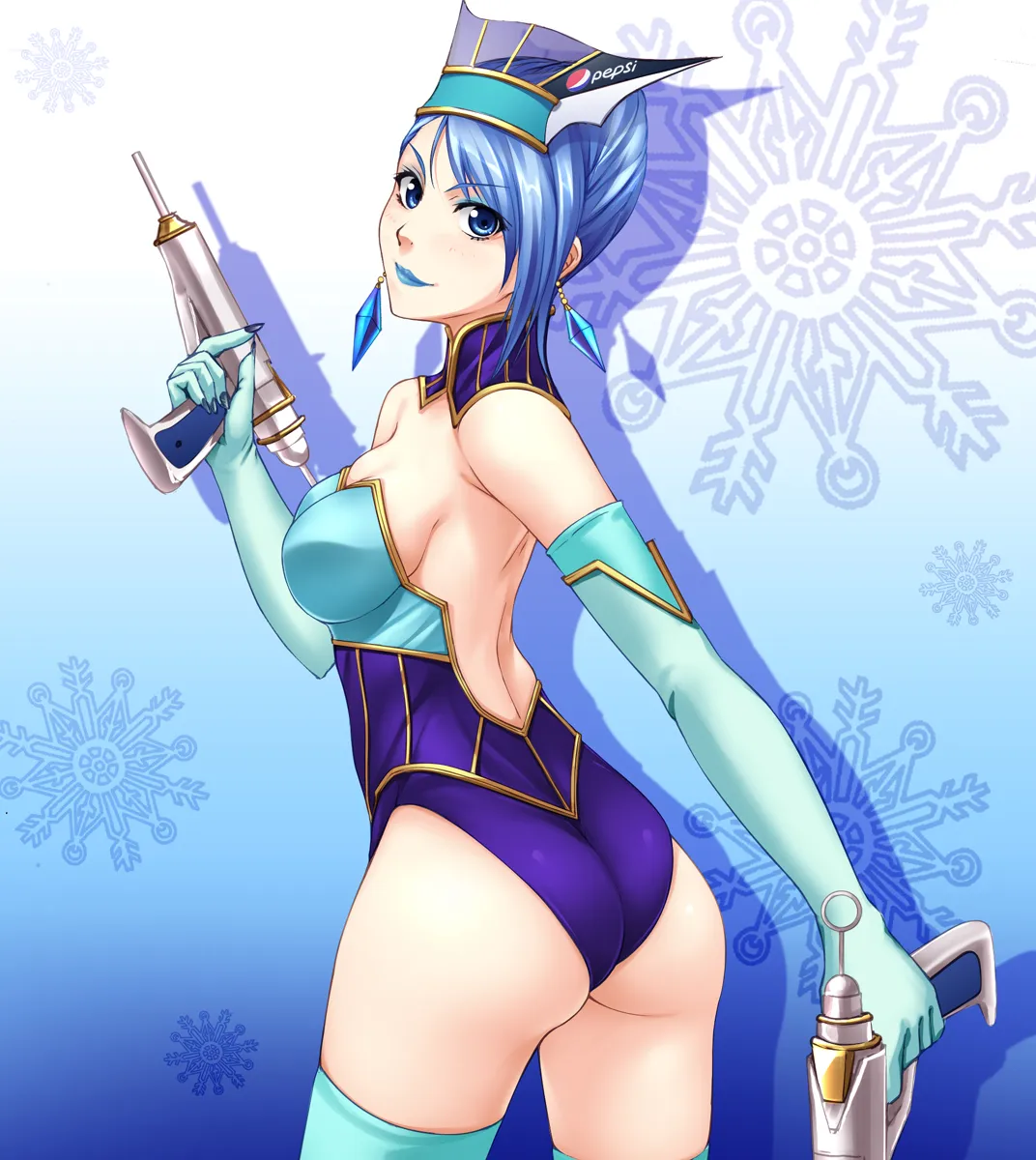 Karina Lyle, Blue Rose (Tiger & Bunny) by Kobapyon