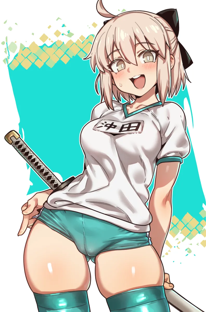 Okita Souji (Fate) by Ebora