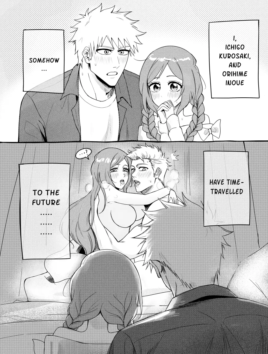 Inoue Orihime, Kurosaki Ichigo by Sela (Chanppu)