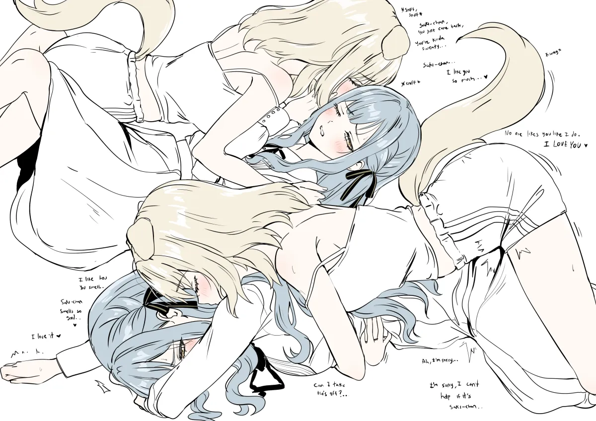 Togawa Sakiko, Misumi Uika by Miomujica