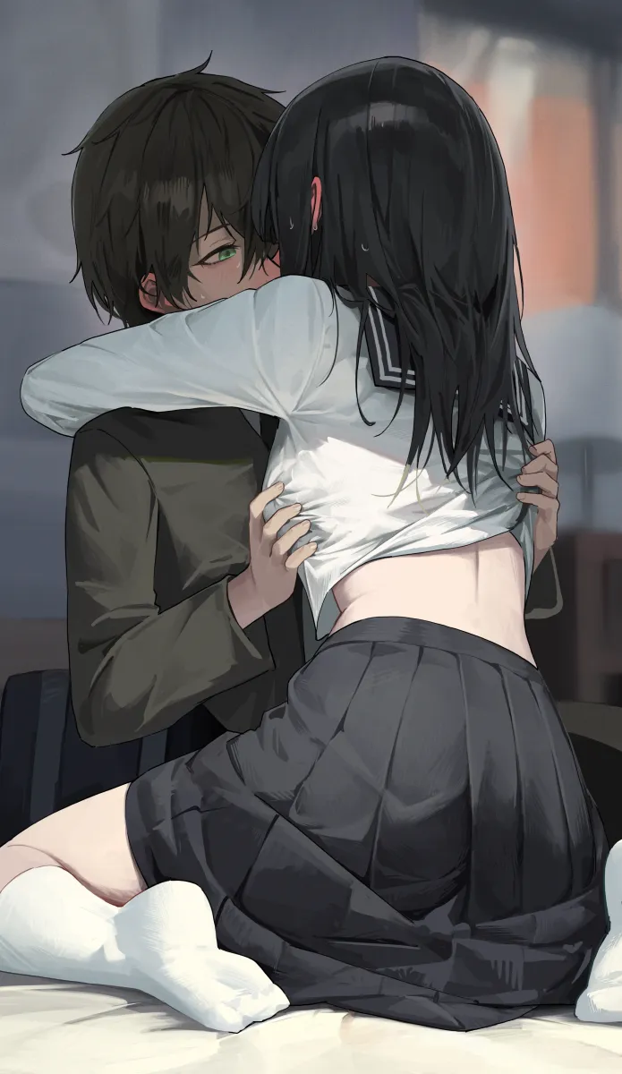 Chitanda Eru, Oreki Houtarou by Hwan (Verypoor)