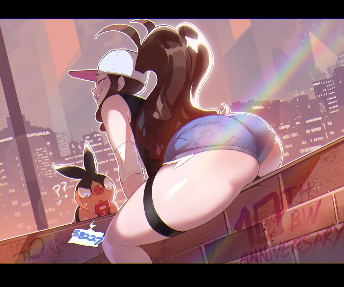 Hilda (Pokemon), Tepig by Nyantcha