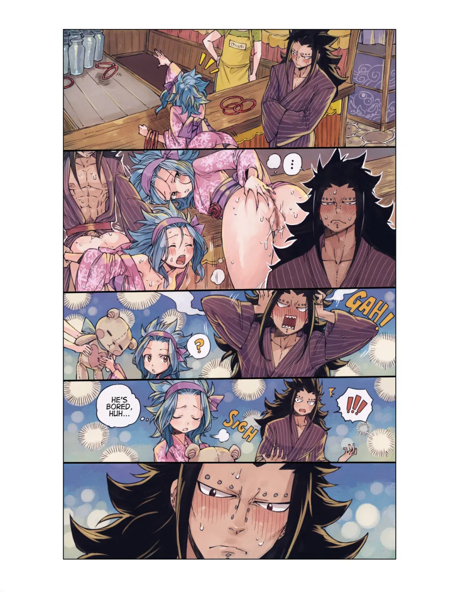 Gajeel Redfox, Levy Mcgarden by Rusky