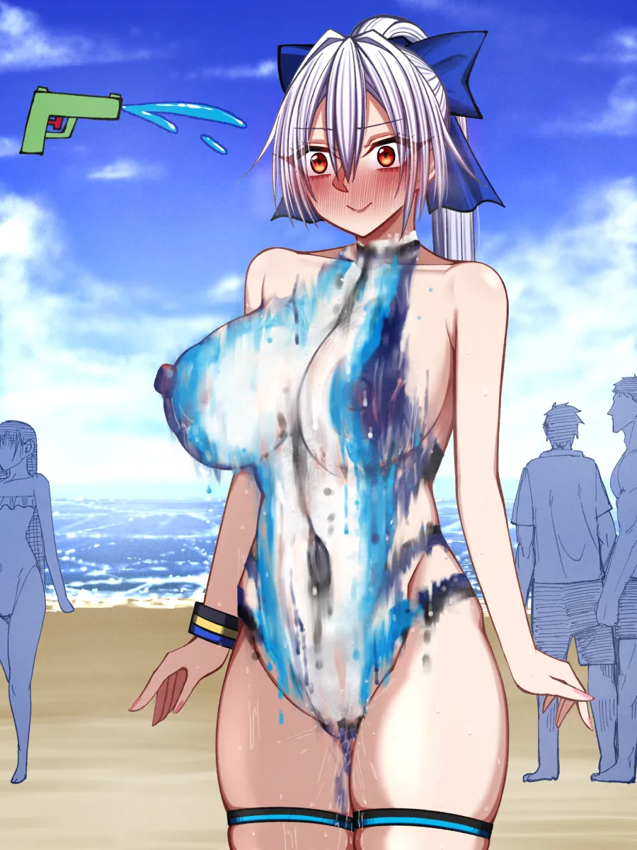 Tomoe Gozen (Fate), Tomoe Gozen (Swimsuit Saber) (First Ascension) (Fate) by Mcpc Zamurai
