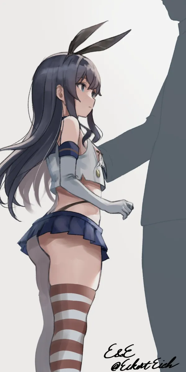 Shimakaze (Kancolle), Akatsuki (Kancolle) by Eckert&Eich
