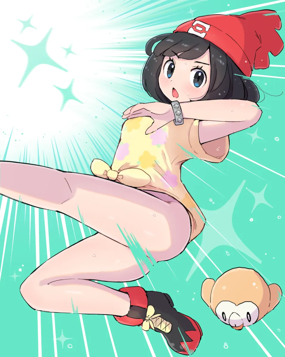 Selene (Pokemon), Rowlet by Kutabireta Neko