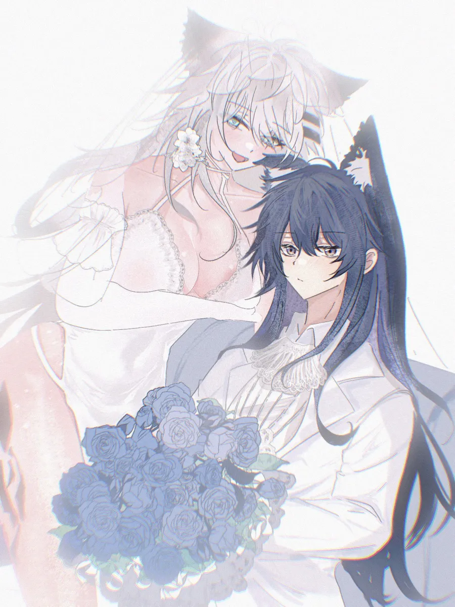 Texas (Arknights), Lappland (Arknights) by Chimaki (Poi 514)