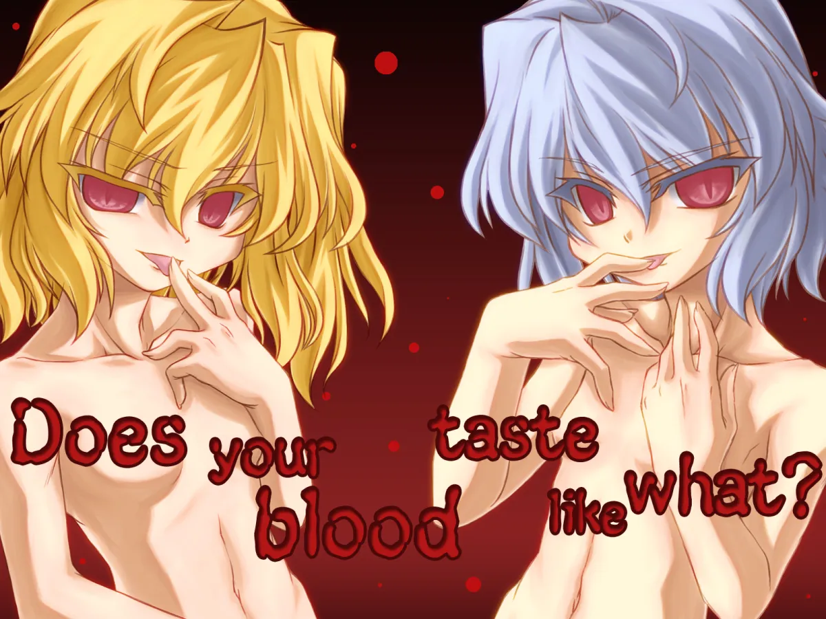 Flandre Scarlet, Remilia Scarlet by Elehime