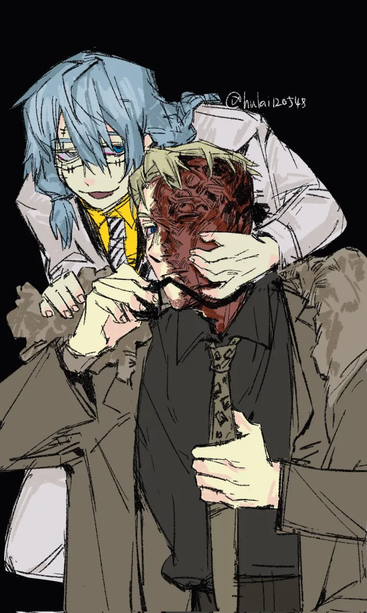 Nanami Kento, Mahito (Jujutsu Kaisen) by Hulai120548