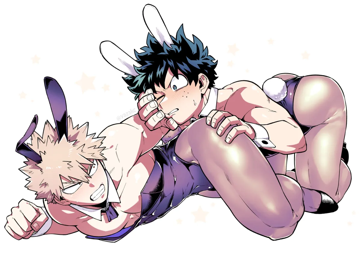 Bakugou Katsuki, Kirishima Eijiro by Yazaki (Yazakc)