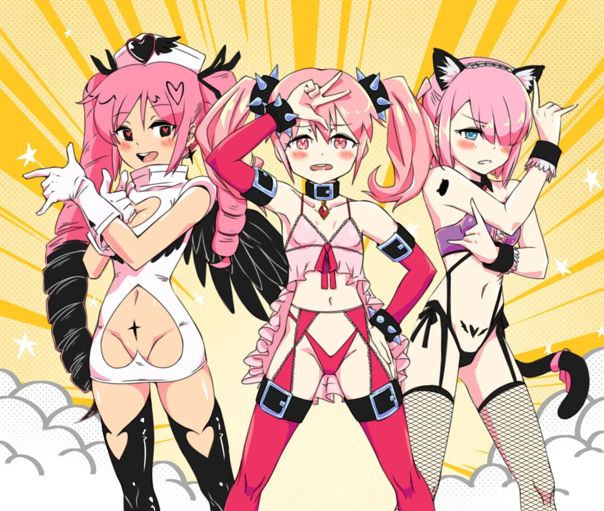 Kaname Madoka, Chiyoda Momo by Australopitecoi