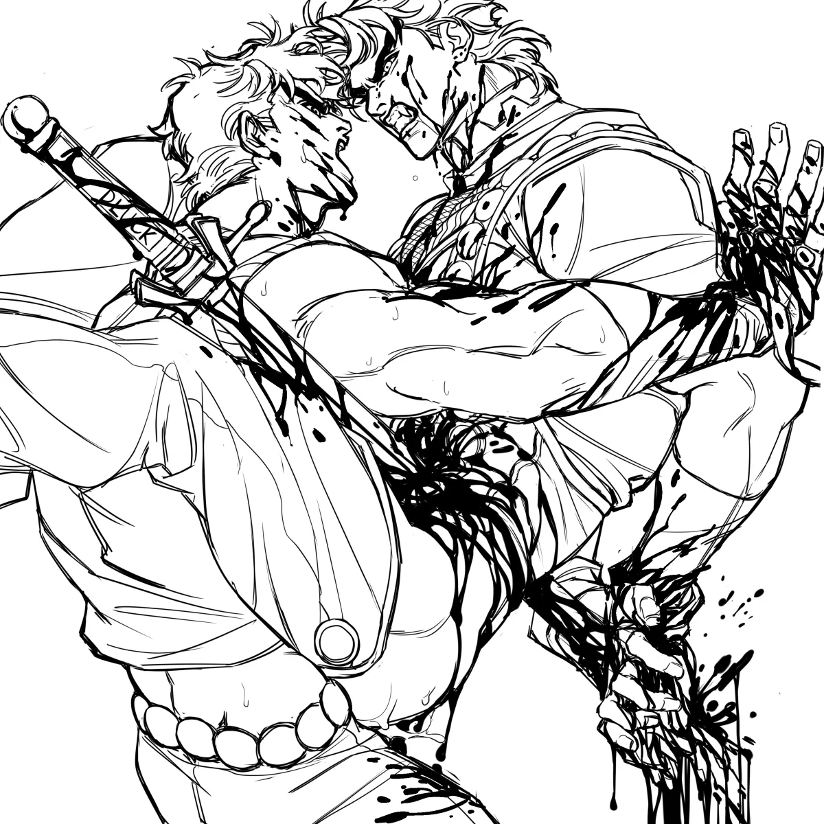 Dio Brando, Jonathan Joestar by Huang Lia