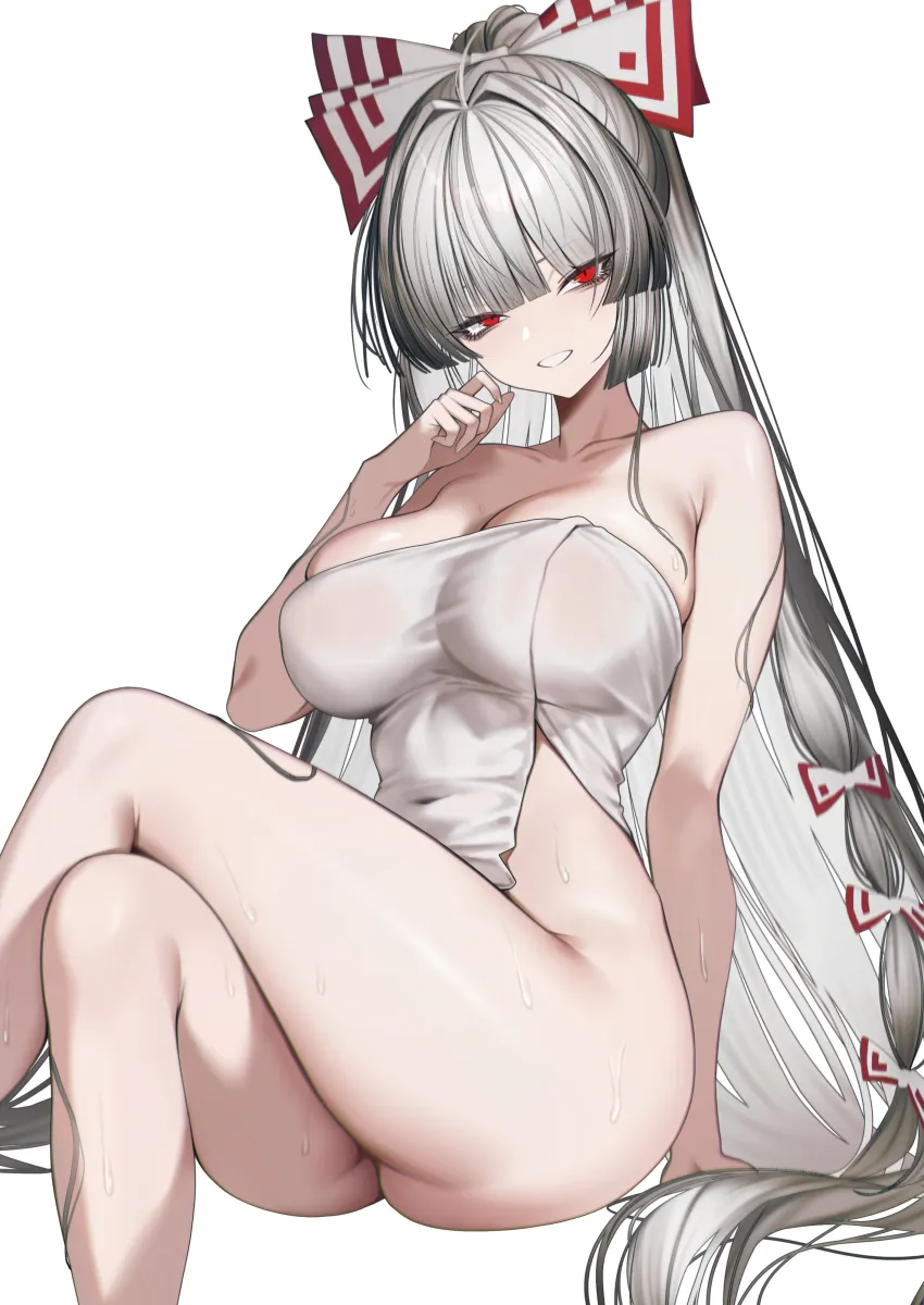 Fujiwara No Mokou by Vxdrq