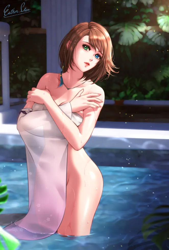 Yuna (Ff10) by Esther Shen