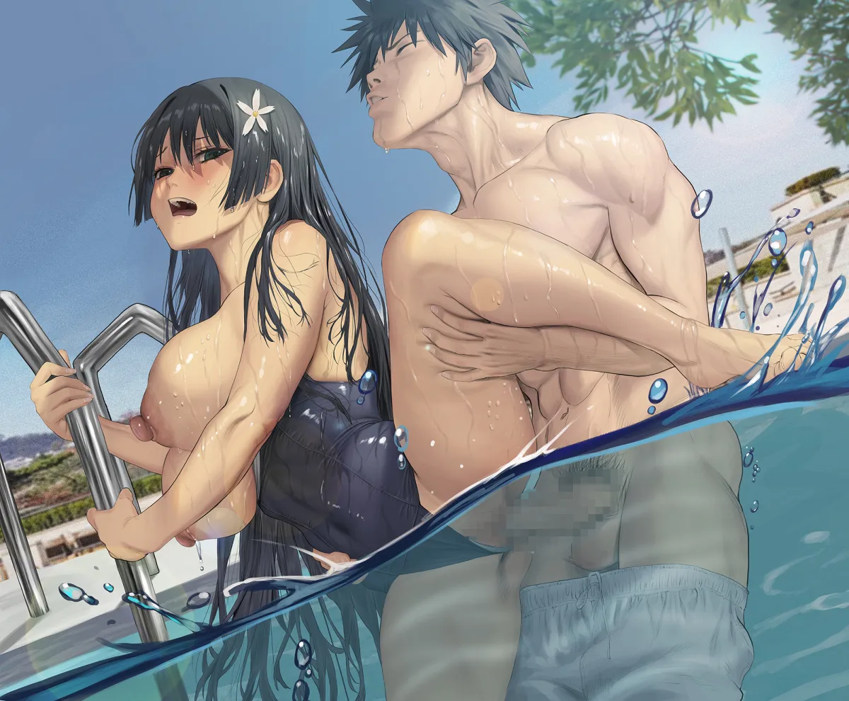 Kamijou Touma, Saten Ruiko by Jeneral