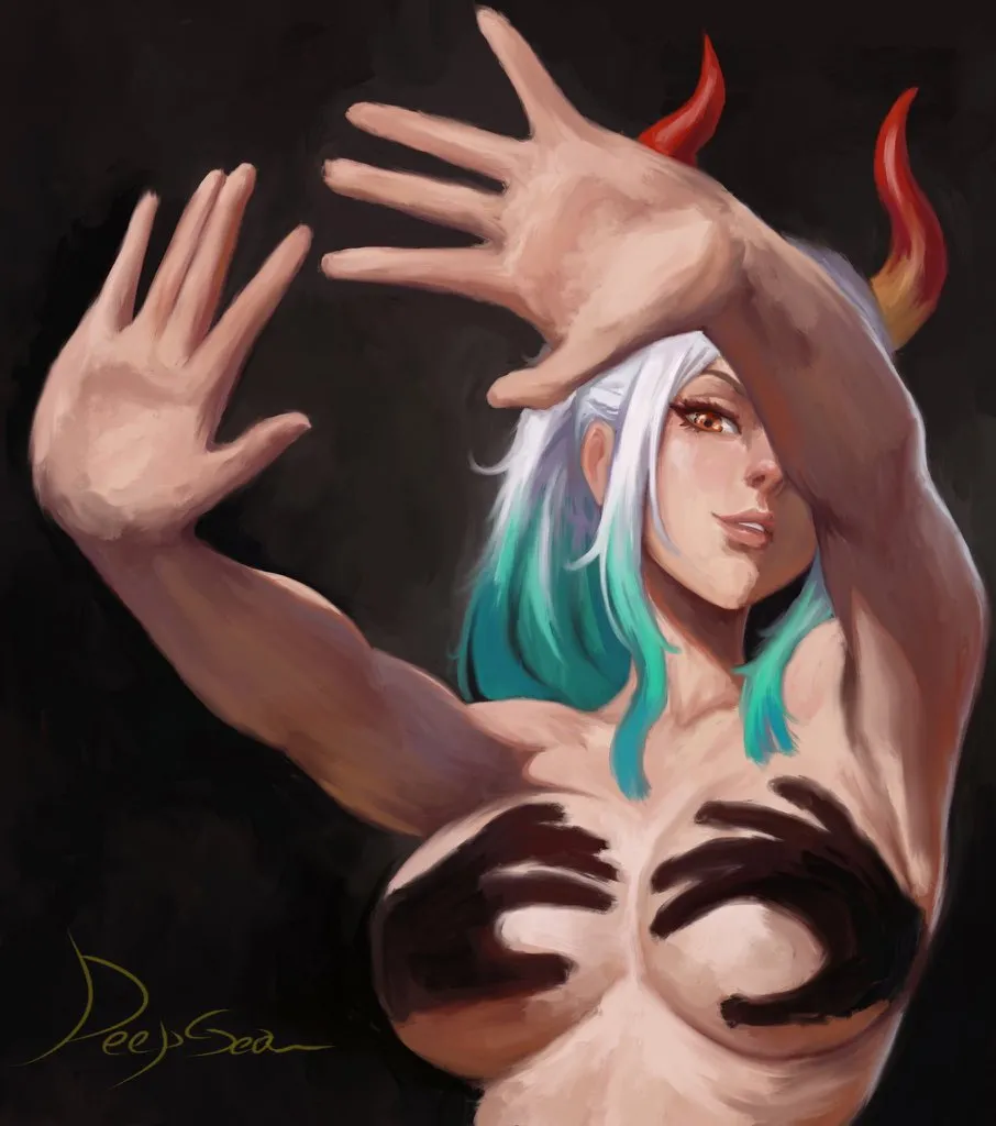Yamato (One Piece) by Deepseart