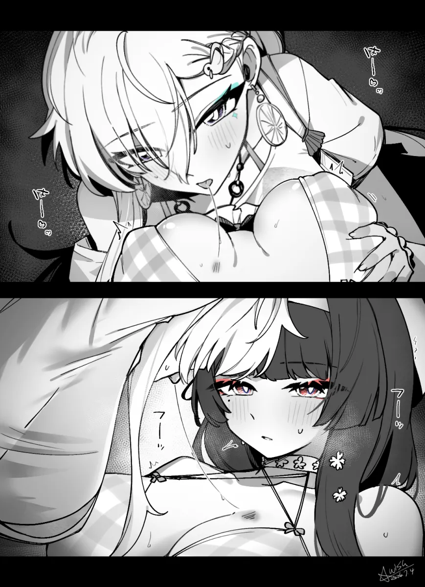 Chisa (Wuthering Waves), Lynae (Wuthering Waves) by Starblame