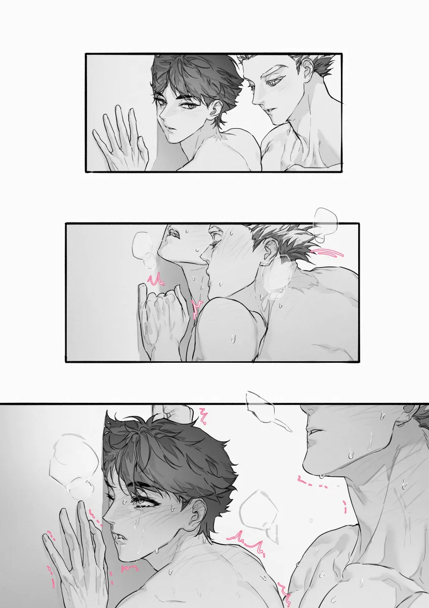 Bokuto Koutarou, Akaashi Keiji by 5454 Pnl