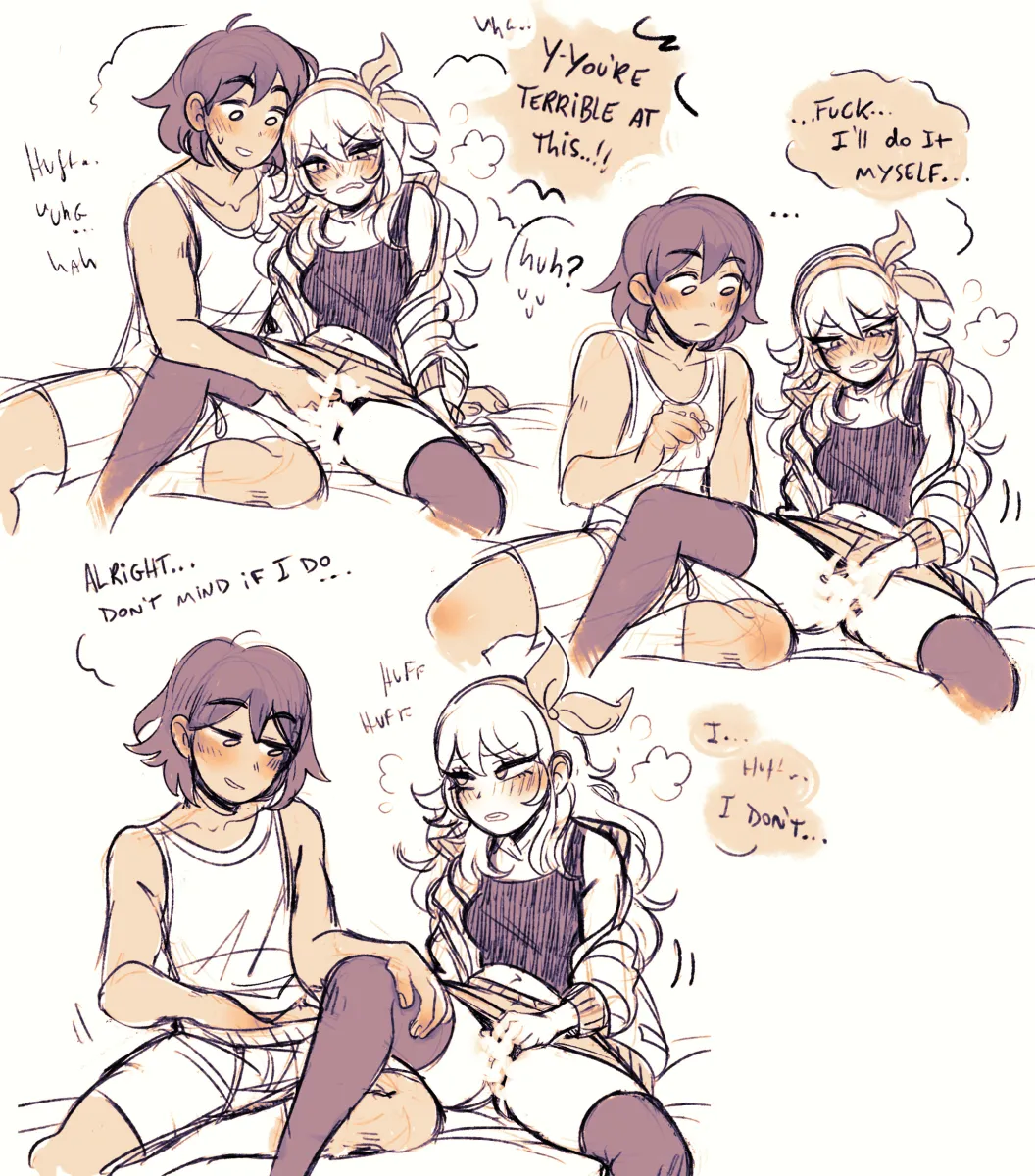 Aubrey (Omori), Kel (Omori) by Sintastein